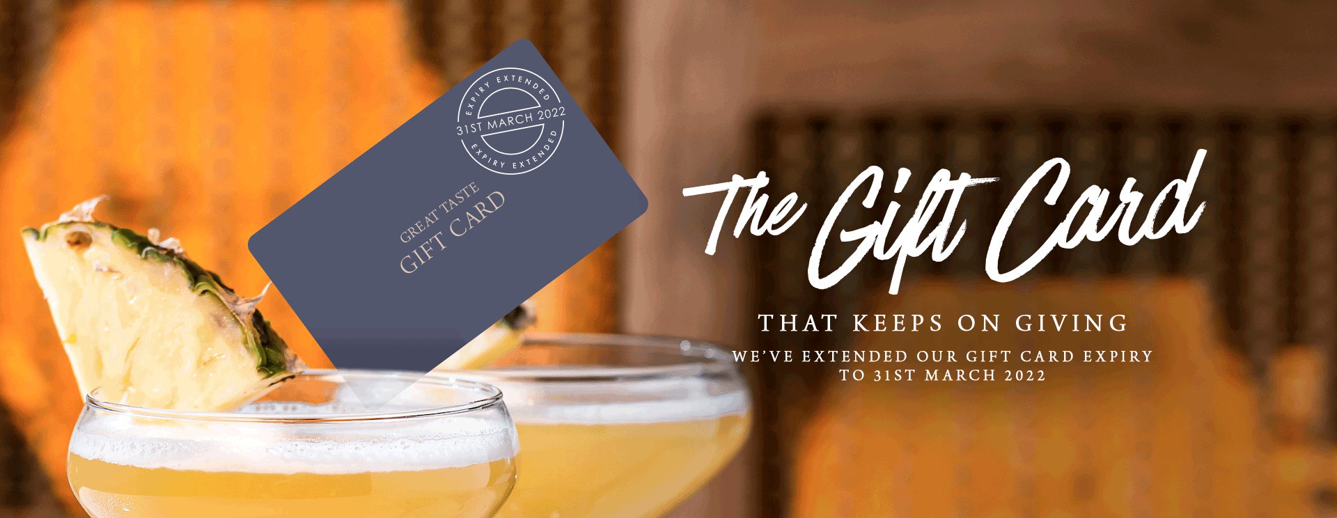 Give the gift of a gift card at The Anchor Inn