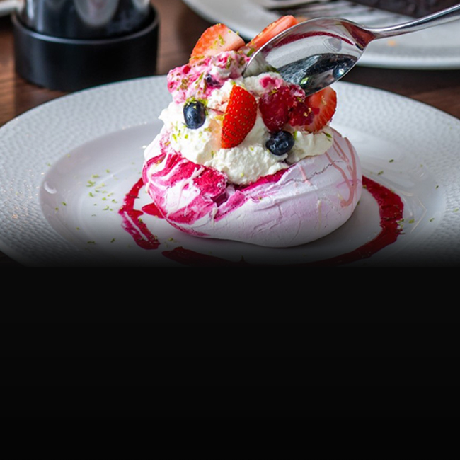 Dessert menu at The Anchor Inn