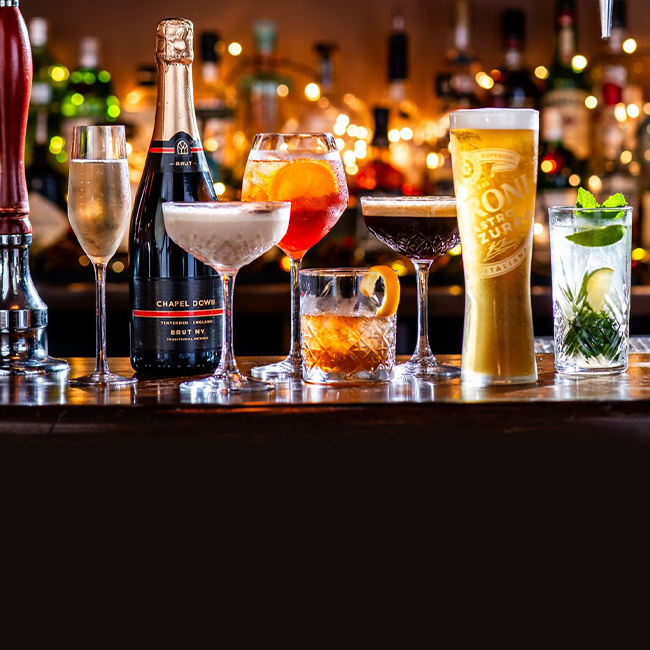 Wine & Drinks menu at The Anchor Inn