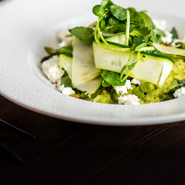 Vegan menu at The Anchor Inn